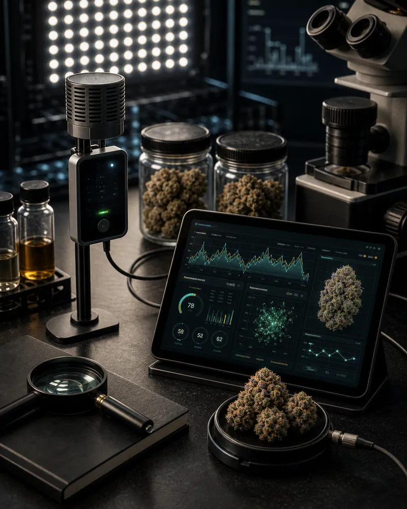 Tecnología cannábica: sensores, datos y cultivo de precisión