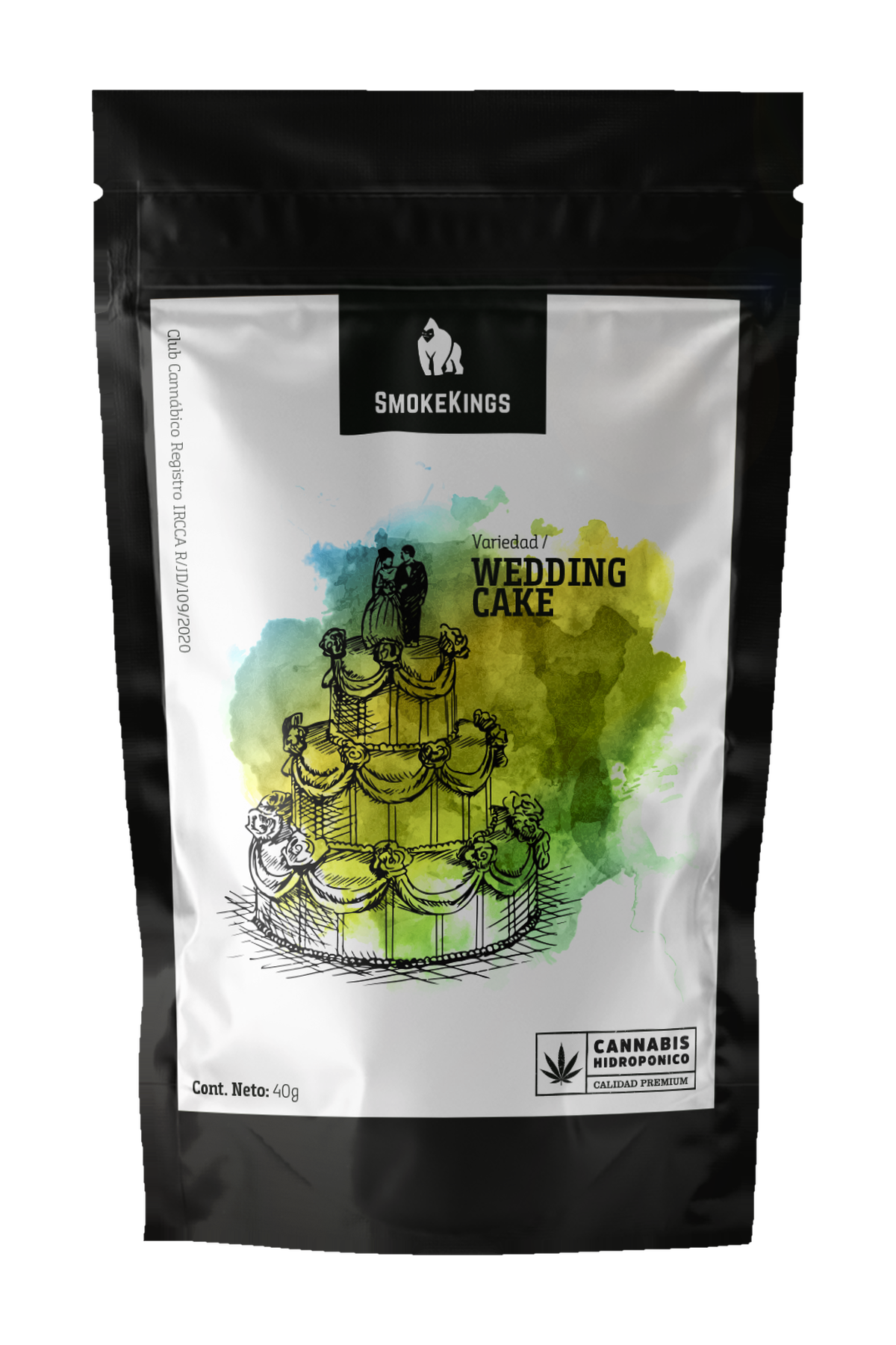 Mockup de packaging Wedding SmokeKings