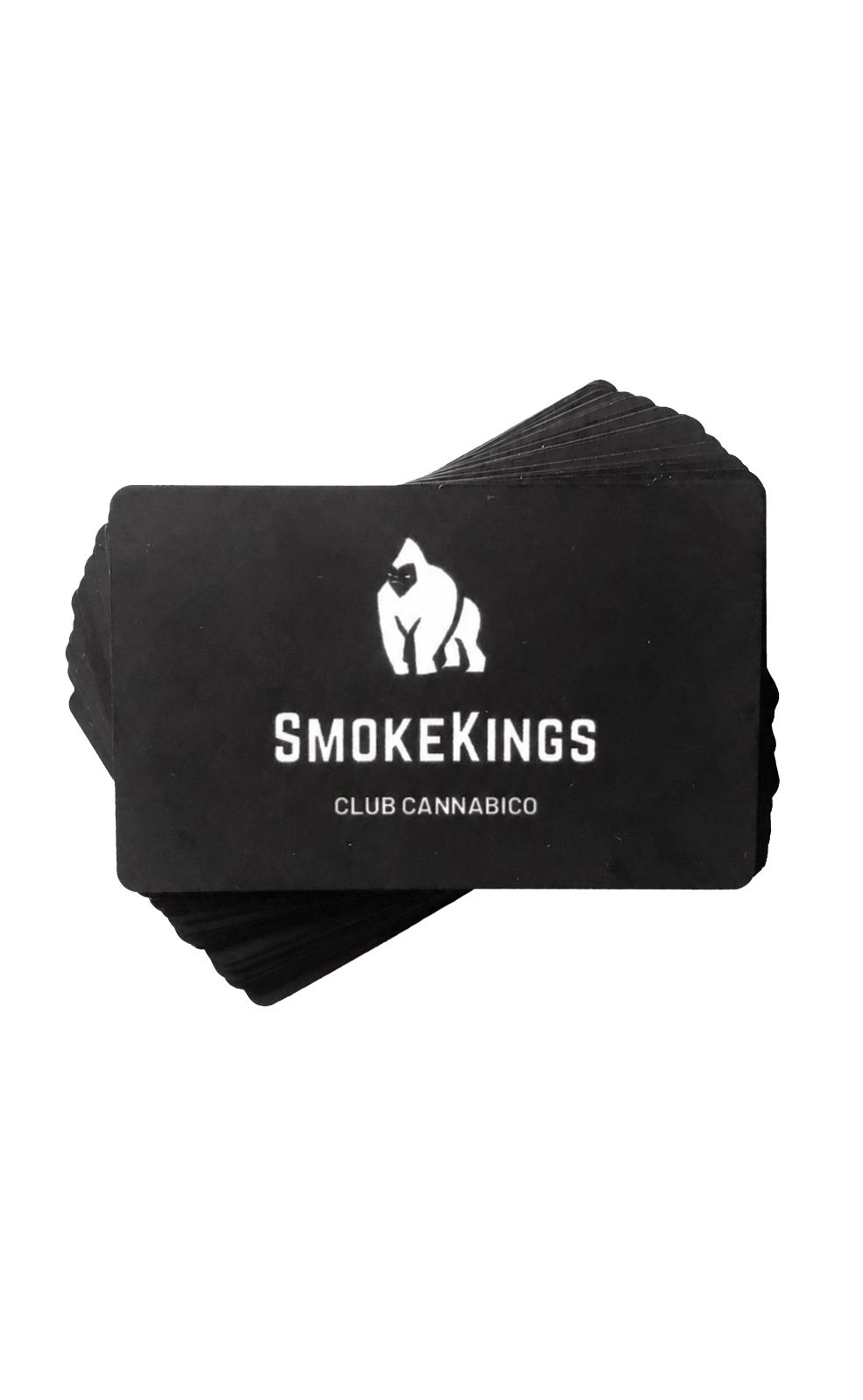 Tarjetas y etiquetas SmokeKings alineadas