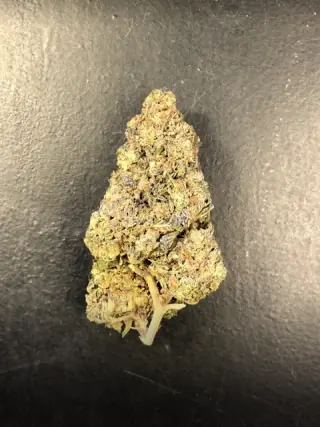 Flor Californian Orange sobre fondo SmokeKings